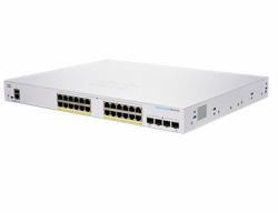 SWITCH CISCO, Gigabit x 24, SFP x 4, managed, rackabil, "CBS350-24P-4X-EU" (timbru verde 2 lei)