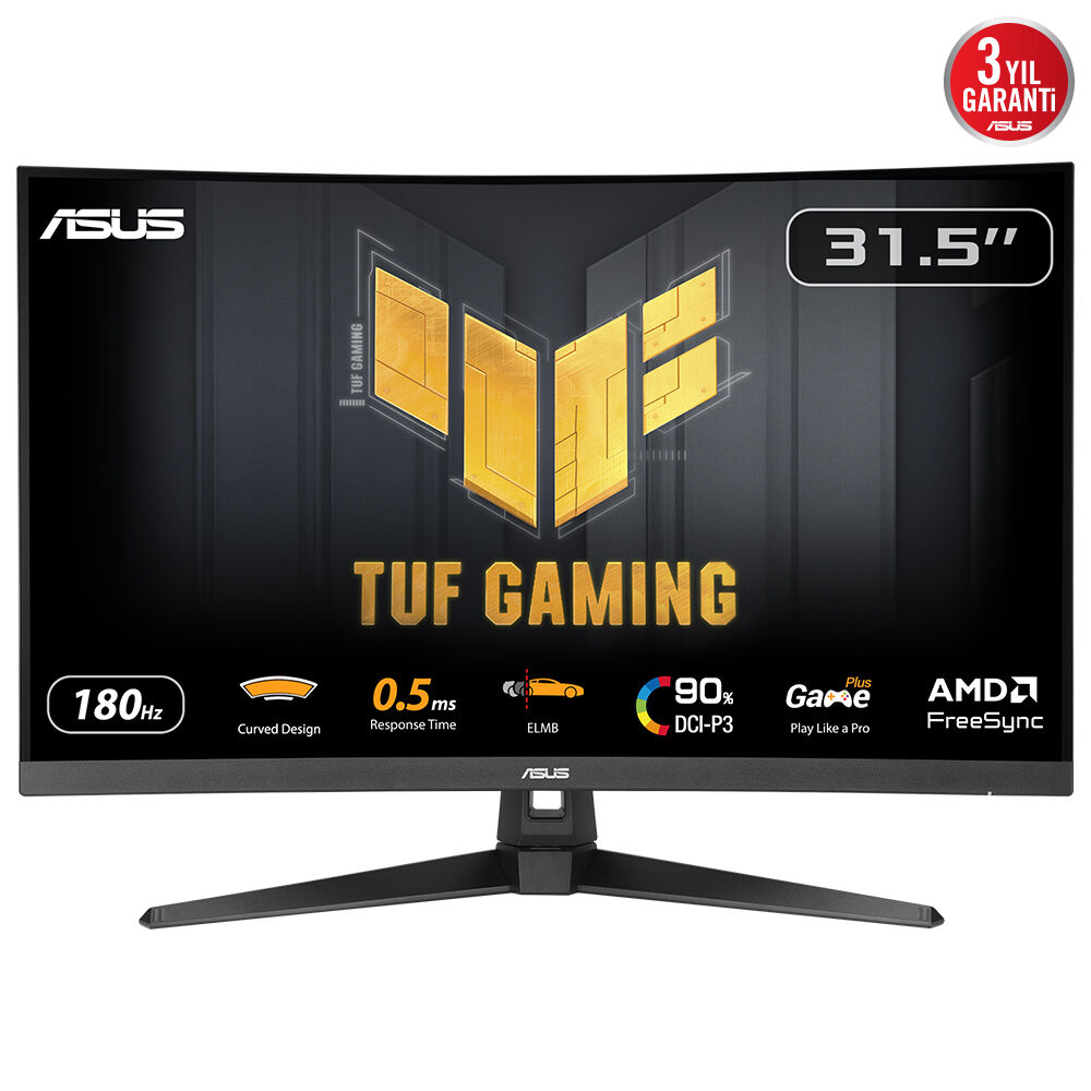 ASUS TUF Gaming VG32WQ3B 31.5inch IPS QHD 180Hz HDR 2xHDMI DP Boxe Negru "VG32WQ3B" (timbru verde 7 lei)