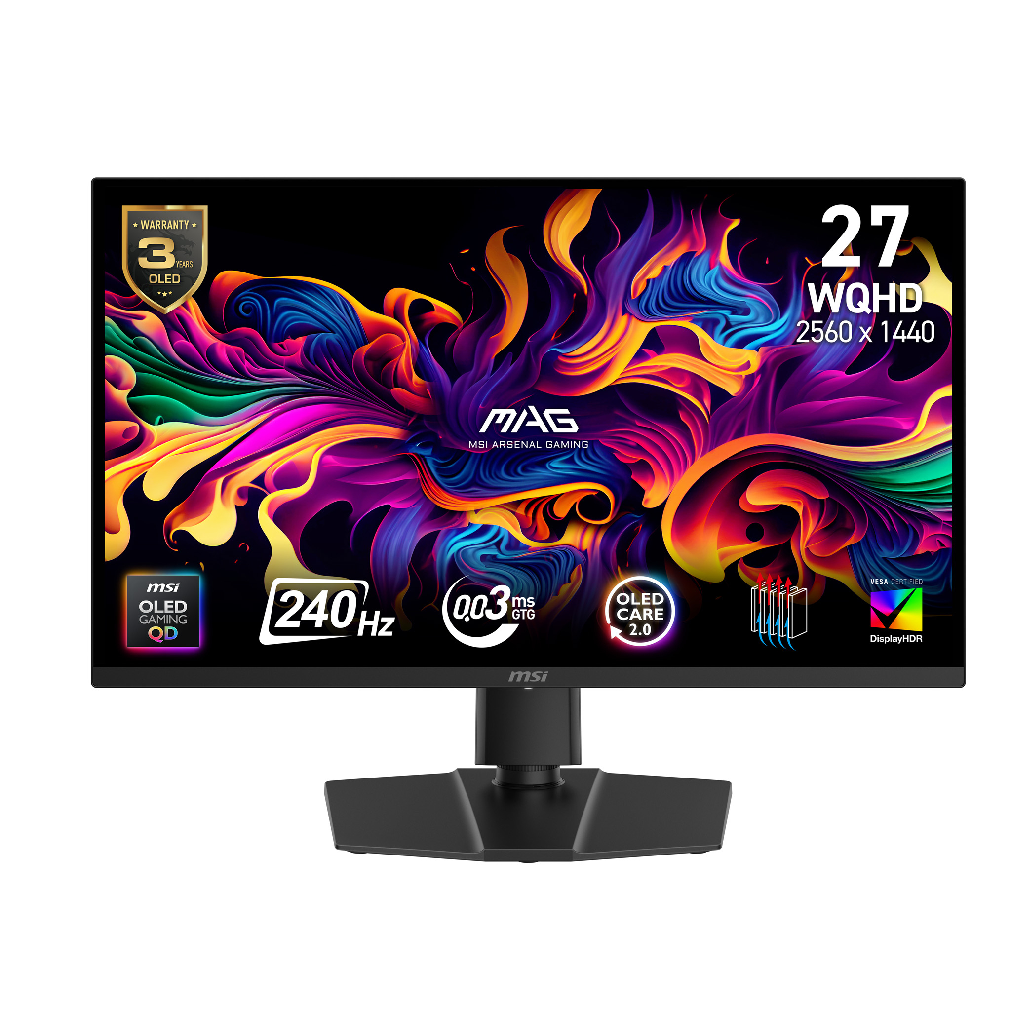 Monitor MSI MAG 271QP QD-OLED X24 "MAG 271QP QD-OLED X24" (timbru verde 7 lei)