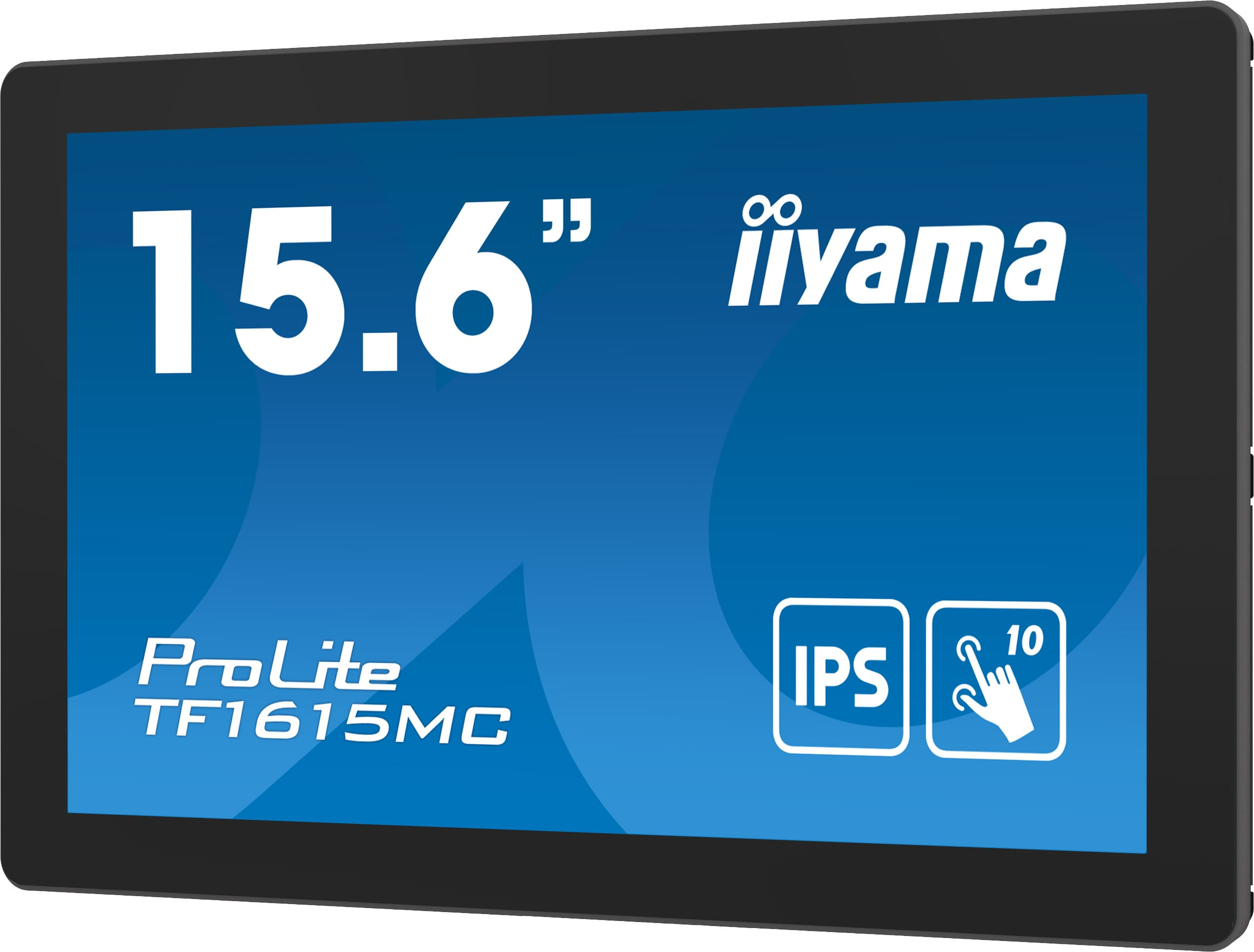Monitor cu ecran tactil, Iiyama ProLite TF1615MC-B1, FHD, IPS /VGA HDMI DP/IP65, 16", Negru "TF1615MC-B1" - imagine 4