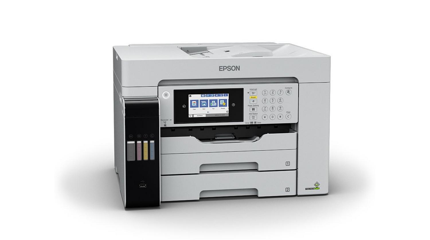 Multifunctional Inkjet CISS Color Epson L15180, A3, Functii: Impr.|Scan.|Cop.|Fax, Viteza de Printare Monocrom: 25ppm, Viteza de printare color: 25ppm, Conectivitate:USB|WIFI|RET, Duplex:Da, ADF:Nu "C11CH71406" - imagine 2