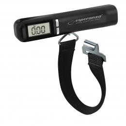 Cantar pentru bagaj Esperanza Hitchhiker ETS001 max: 50 kg Negru "ETS001" (timbru verde 2 lei)