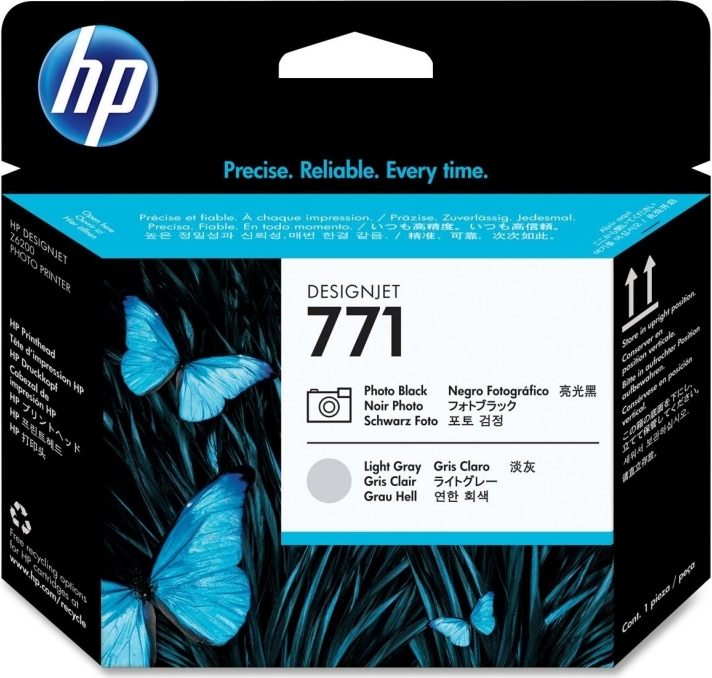 Cartus Cerneala Original HP Light Grey, nr.771, pentru DesignJet Z6200, , (timbru verde 0.15 lei), "CE020A"