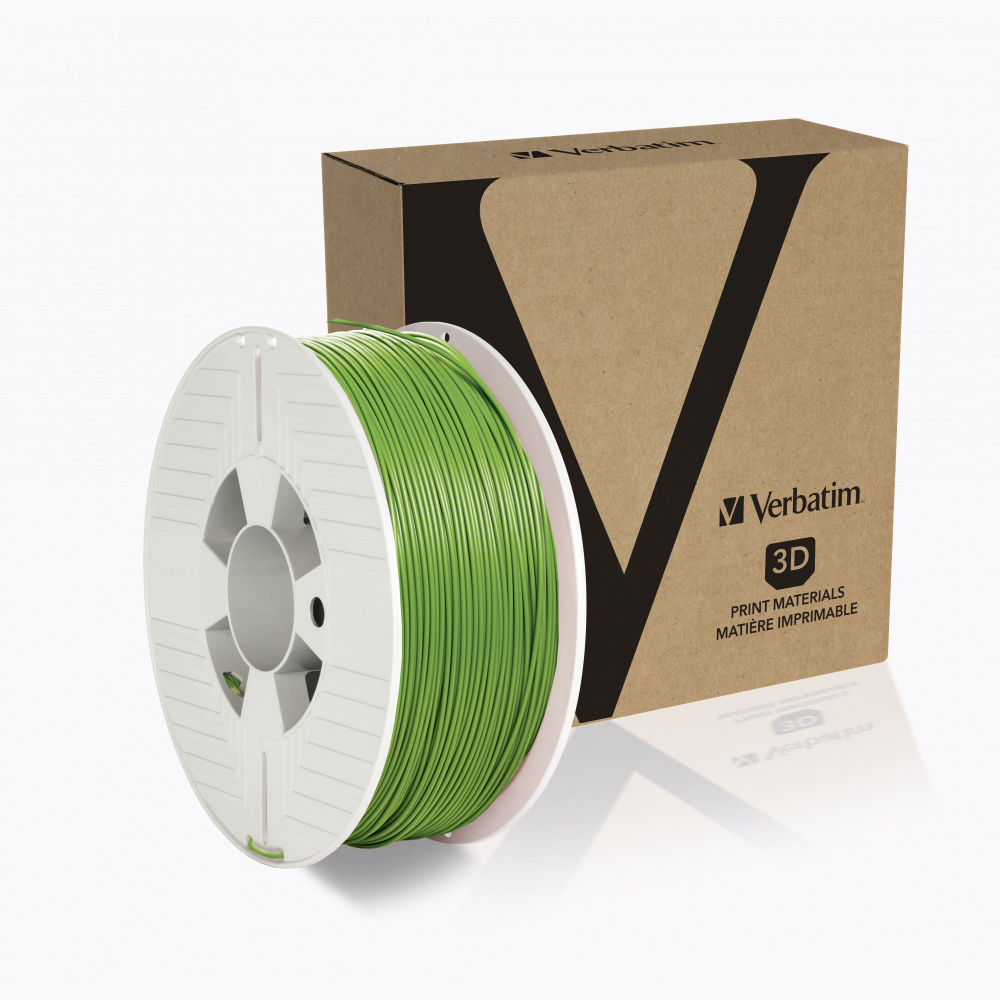 FILAMENT 3D PRINTER VERBATIM PLA, 1.75MM, 1KG, VERDE "55324"
