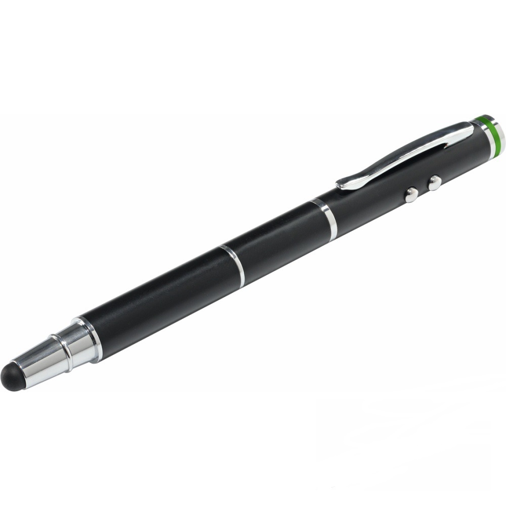 PRESENTER Leitz Stylus 4 in 1, wireless, laser pt. touchscreen , baterii AAAA x3, negru, "64140095" (timbru verde 0.18 lei)