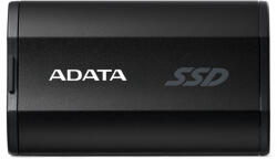 SSD EXTERN ADATA, SD810, USB Type-C, 500 GB, scriere 2000 MB/s / citire2000 MB/s, waterproof, plastic "SD810-500G-CBK" (timbru verde 0.03 lei)