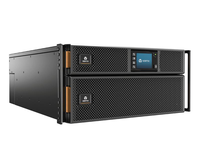 UPS Vertiv "GXT5", Online, Tower/rack, 10 kW, fara AVR, Terminal Block, display LCD, back-up 1 - 10 min. "GXT5-10KIRT5UXLE" (timbru verde 40 lei)