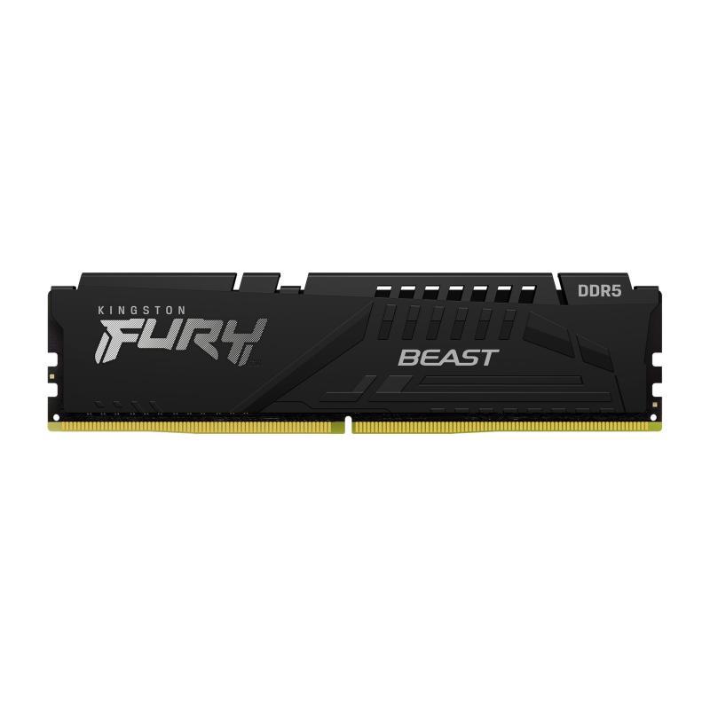 Memorie DDR Kingston FURY Beast DDR5 16 GB, frecventa 5600 MHz, 1 modul, radiator, "KF556C40BB-16"