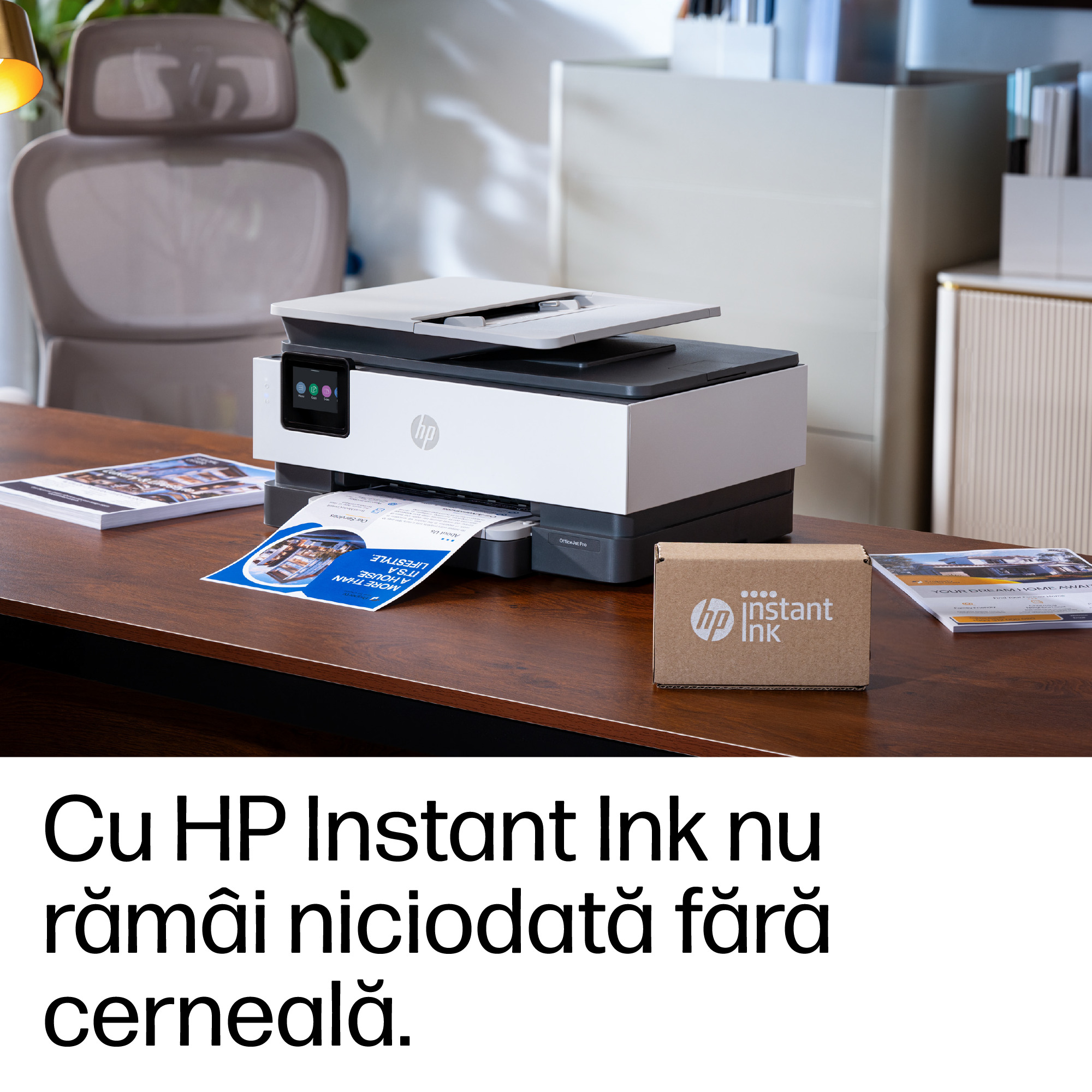 Multifunctional InkJet Color HP, OFFICEJET PRO 8132E, A4, Functii: Impr.|Scan.|Cop.|Fax, Vit.Print. 20ppm, Conectivitate:USB|WIFI, Duplex:Da, ADF:ADF(incl.TV 8lei) "40Q45B" - imagine 9