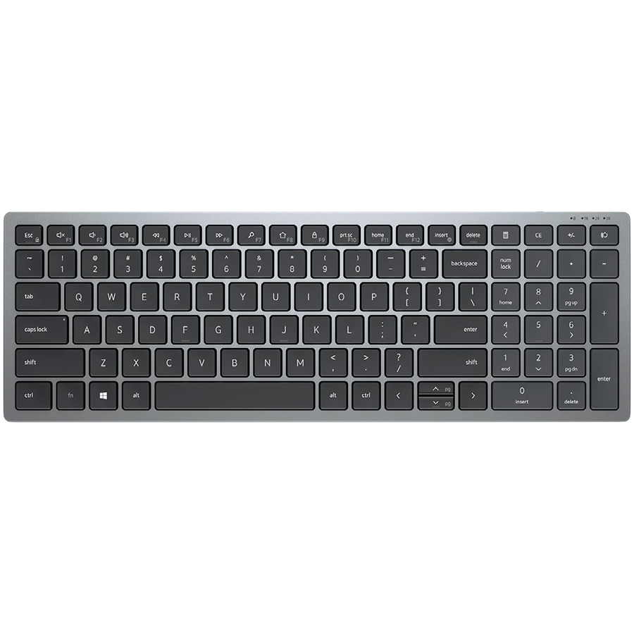 Kit TASTATURA si Mouse Dell, "KM7120W", wireless, 97 taste format standard, mouse 1600dpi, 5/1 butoane, negru, "580-AIWM-05" (timbru verde 0.8 lei)