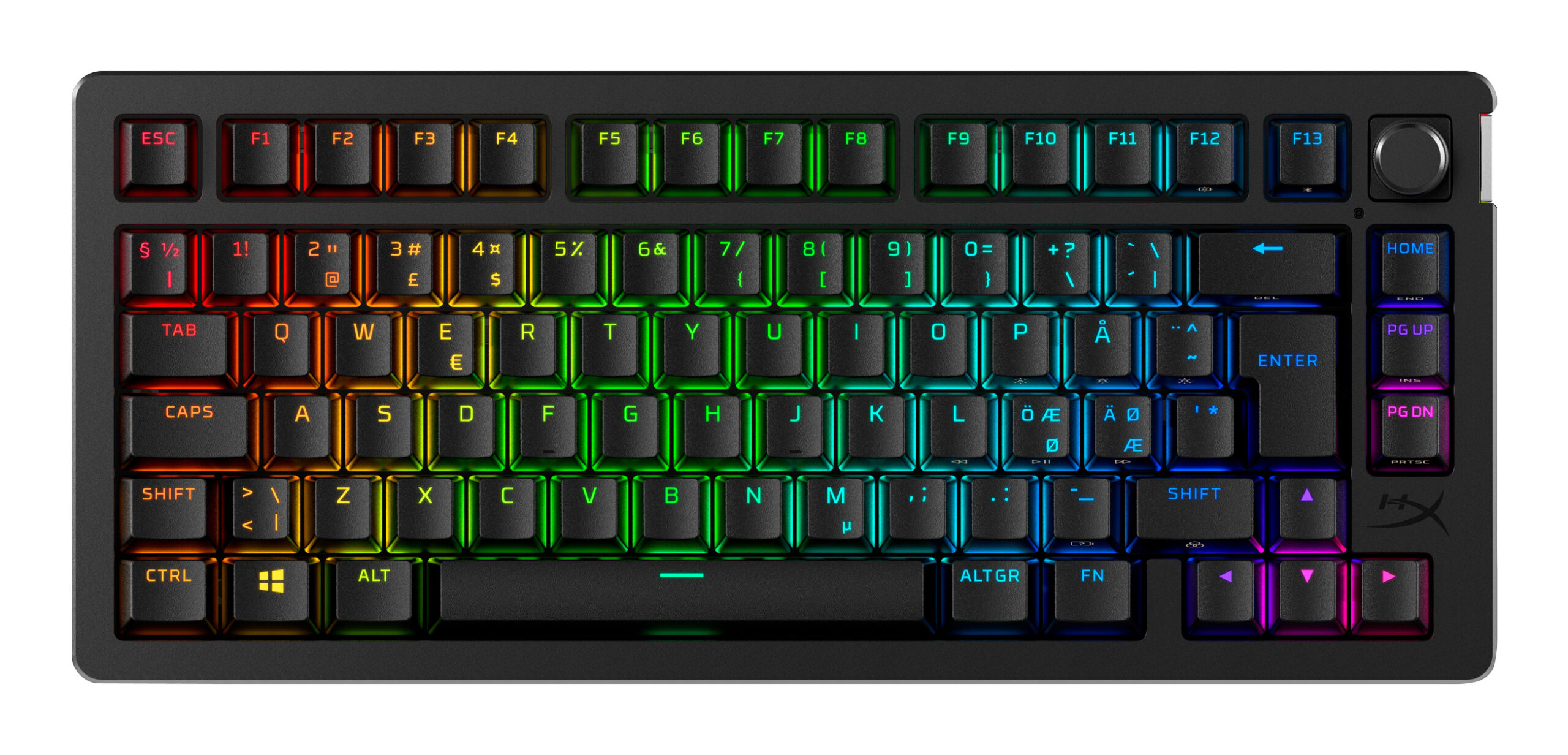 Tastatura wireless HyperX Alloy Rise 75 "91Y91AA#ABA" (timbru verde 0.8 lei)