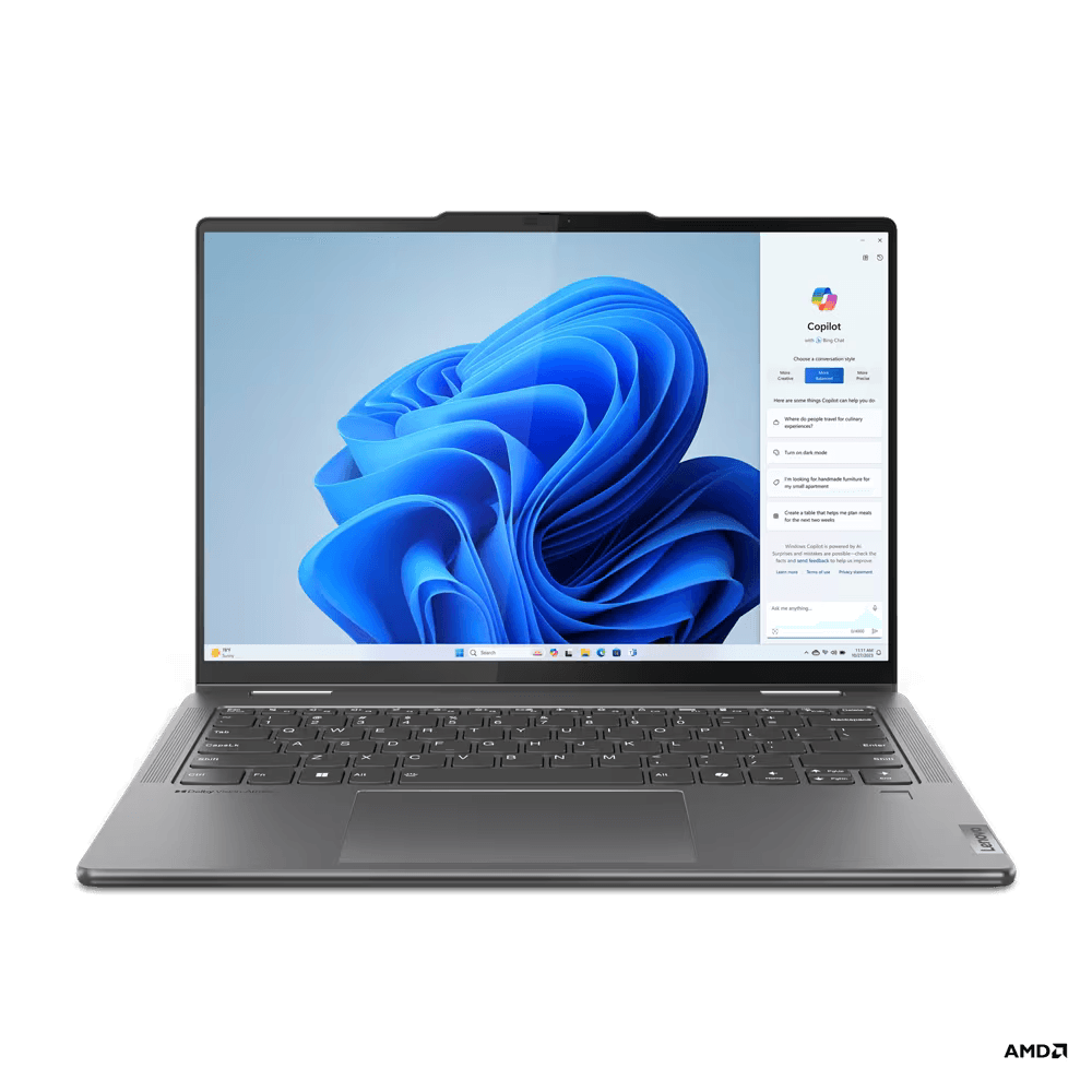 YG7 2-in-1 14T R7 8840HS 16 1TB UMA W11H "83DK002MRM" ((timbru verde 3.5 lei)