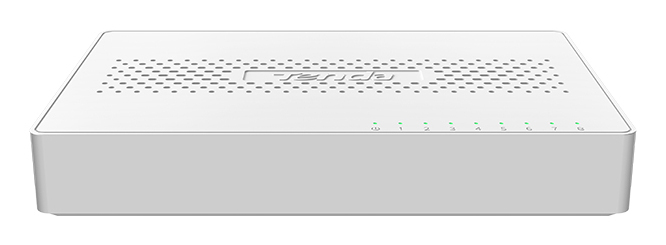 SWITCH Tenda 8 Porturi 2.5 Gigabit, carcasa plastic, alb "SM108" - imagine 4