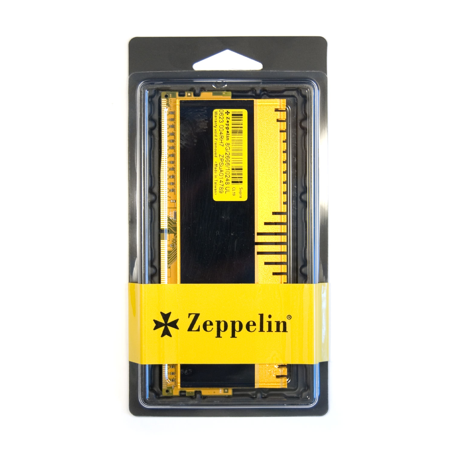 MEMORIE DDR Zeppelin DDR4 8GB frecventa 2666 MHz, 1 modul, radiator, retail "ZE-DDR4-8G2666-RD-GM"