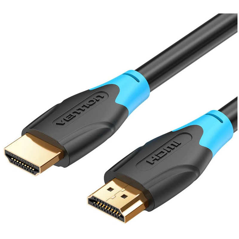 Cablu video Vention, HDMI(T) la HDMI(T), 10m, rezolutie 4K la 60Hz, PVC, negru, "AACBL" (timbru verde 0.08 lei) - 6922794732704