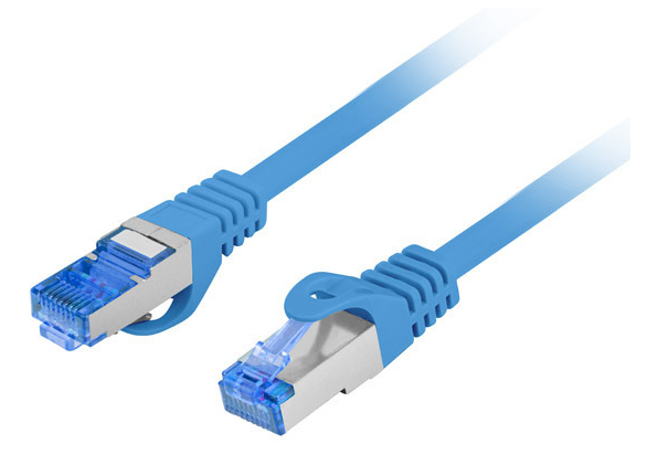 PATCHCORD CAT.6A S/FTP LSZH CCA 1M BLUE "PCF6A-10CC-0100-B" (timbru verde 0.08 lei)