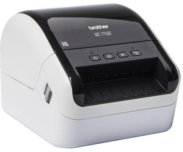 Imprimanta Direct Termic BROTHER 300dpi QL-1100C, Viteza de tiparire: 110mm/s, Latime maxima de imprimare: 101mm|Conectivitate: USB , Imprimare Cod de bare: DA (timbru verde 3.5 RON) "QL1100CYJ1"