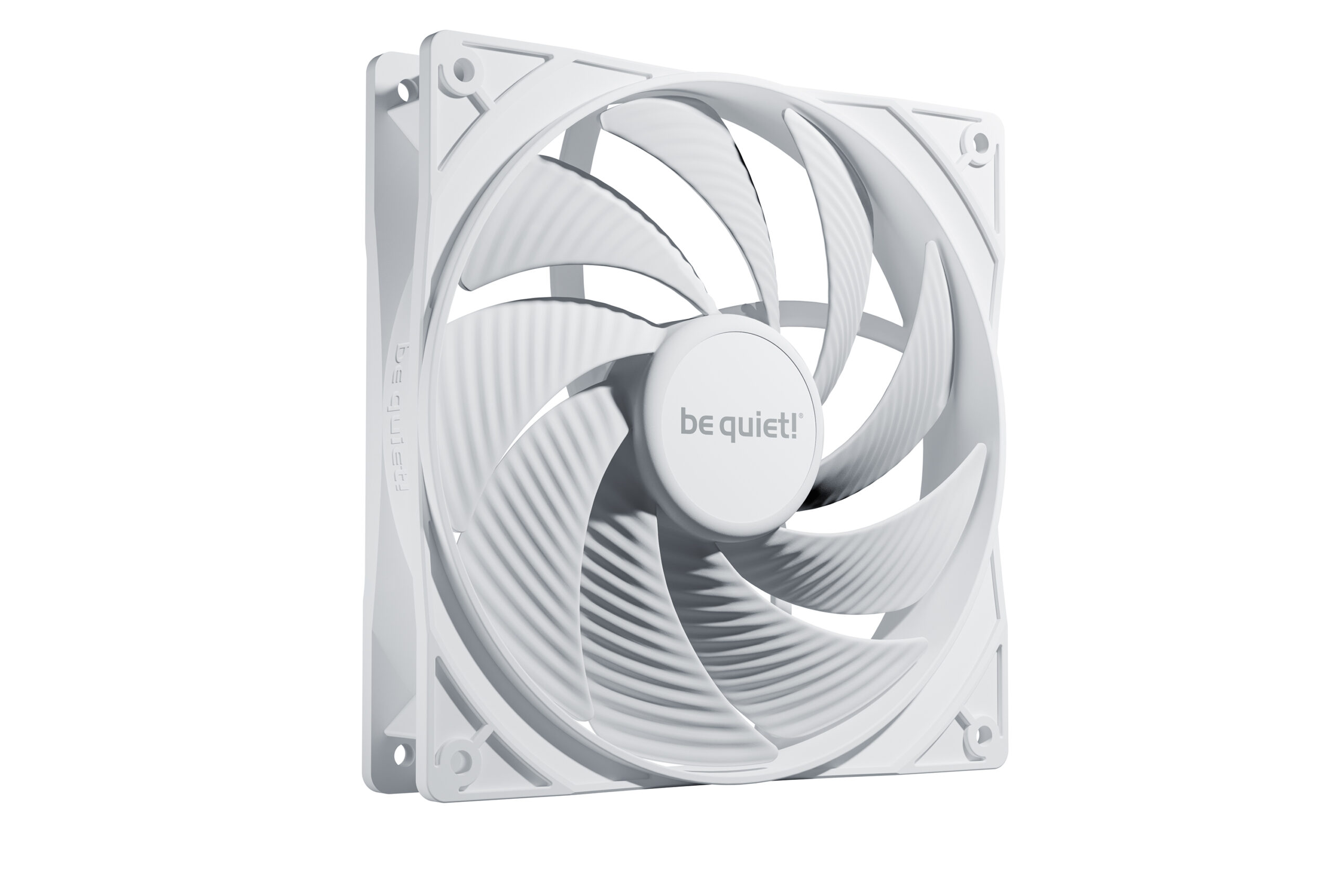 Ventilator be quiet! "PURE WINGS 3 PWM"140 mm 1800 rpm, Rifle bearing, 4-pin PWM, alb, "BL113" (timbru verde 0.18 lei)
