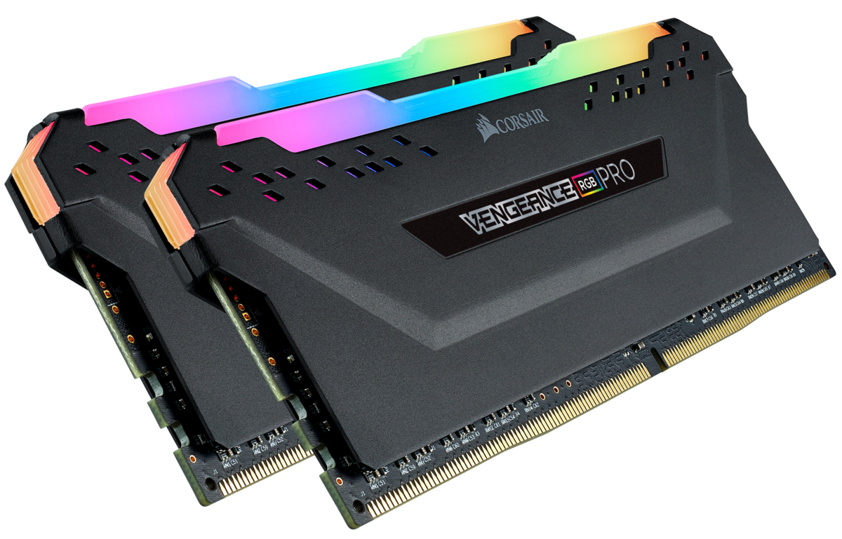 Memorie DDR Corsair DDR4 32 GB, frecventa 3600 MHz, 16 GB x 2 module, radiator, iluminare RGB, "CMW32GX4M2Z3600C18"