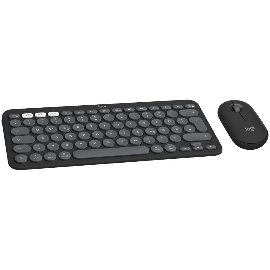 LOGITECH Pebble 2 Combo for Mac - TONAL GRAPHITE - (US) INTL - BT - N/A - INTNL-973 - MAC "920-012244" (timbru verde 0.8 lei)