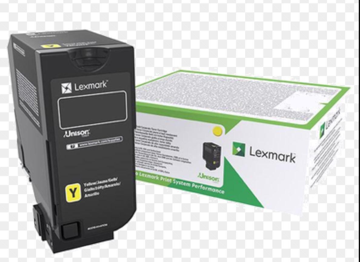 Toner Original Lexmark Yellow, 74C2HYE, pentru CS725, 12K, (timbru verde 1.2 lei) , "74C2HYE"