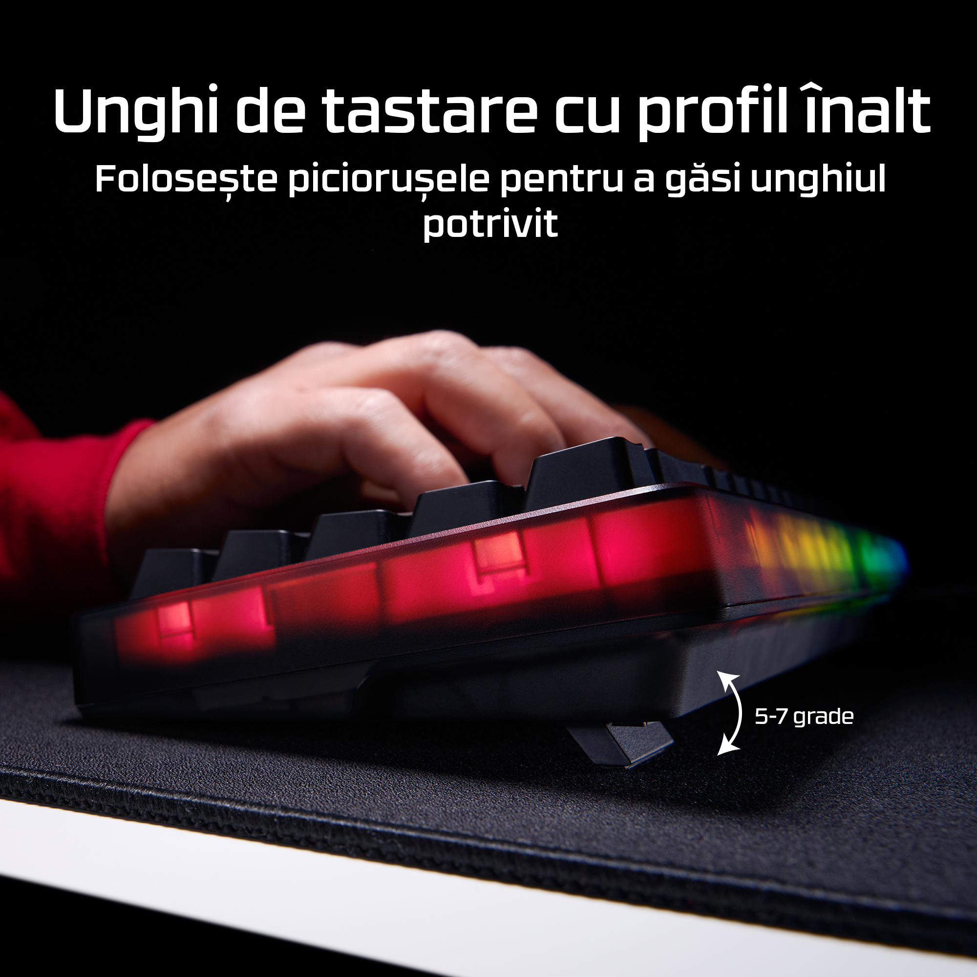 Tastatura HyperX Origins 2 65, negru"B4QS3AA" - imagine 7