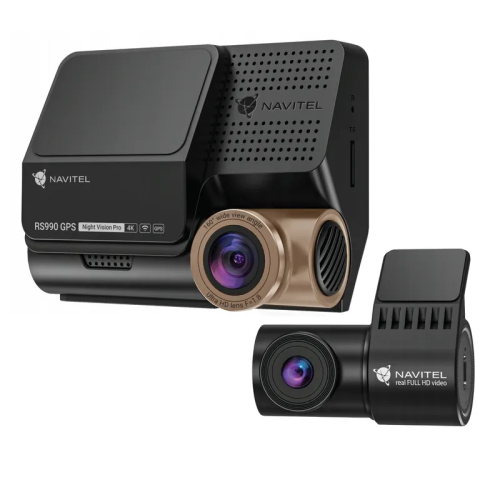 NAVITEL RS990 GPS DVR 4K Camera Night Vision Full HD rear camera "RS990 GPS" (timbru verde 1.2 lei)