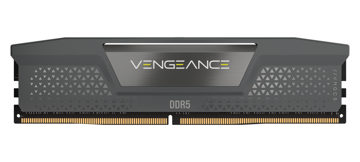 Corsair Memorie DDR5, 16GB, 5600MT/s, C40, 1.25V, AMD/Intel, Gri, VENGEANCE "CMK16GX5M1B5600Z40"