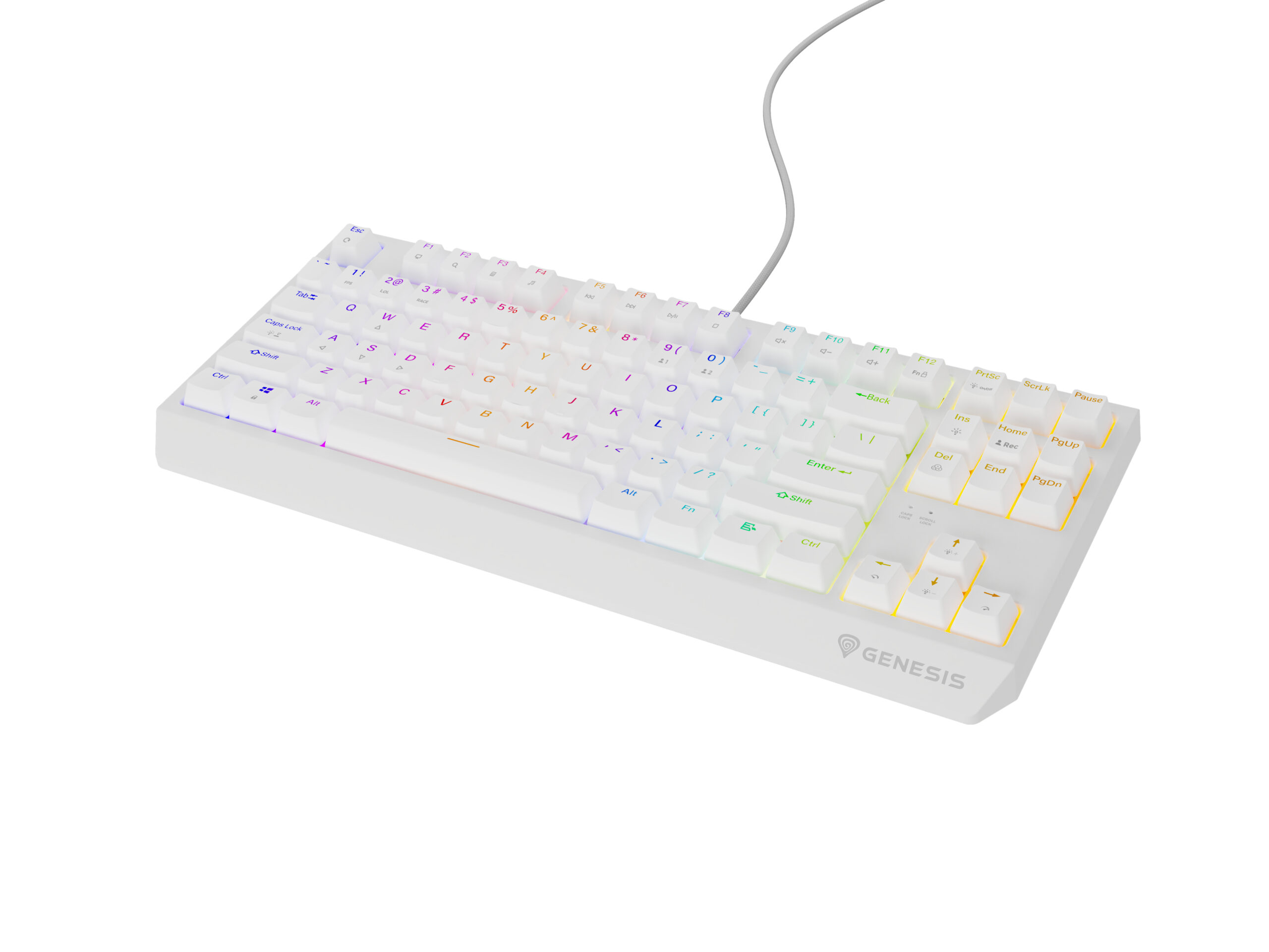Tastatura Genesis Thor 230 TKL B alb "NKG-2080" (timbru verde 0.8 lei)