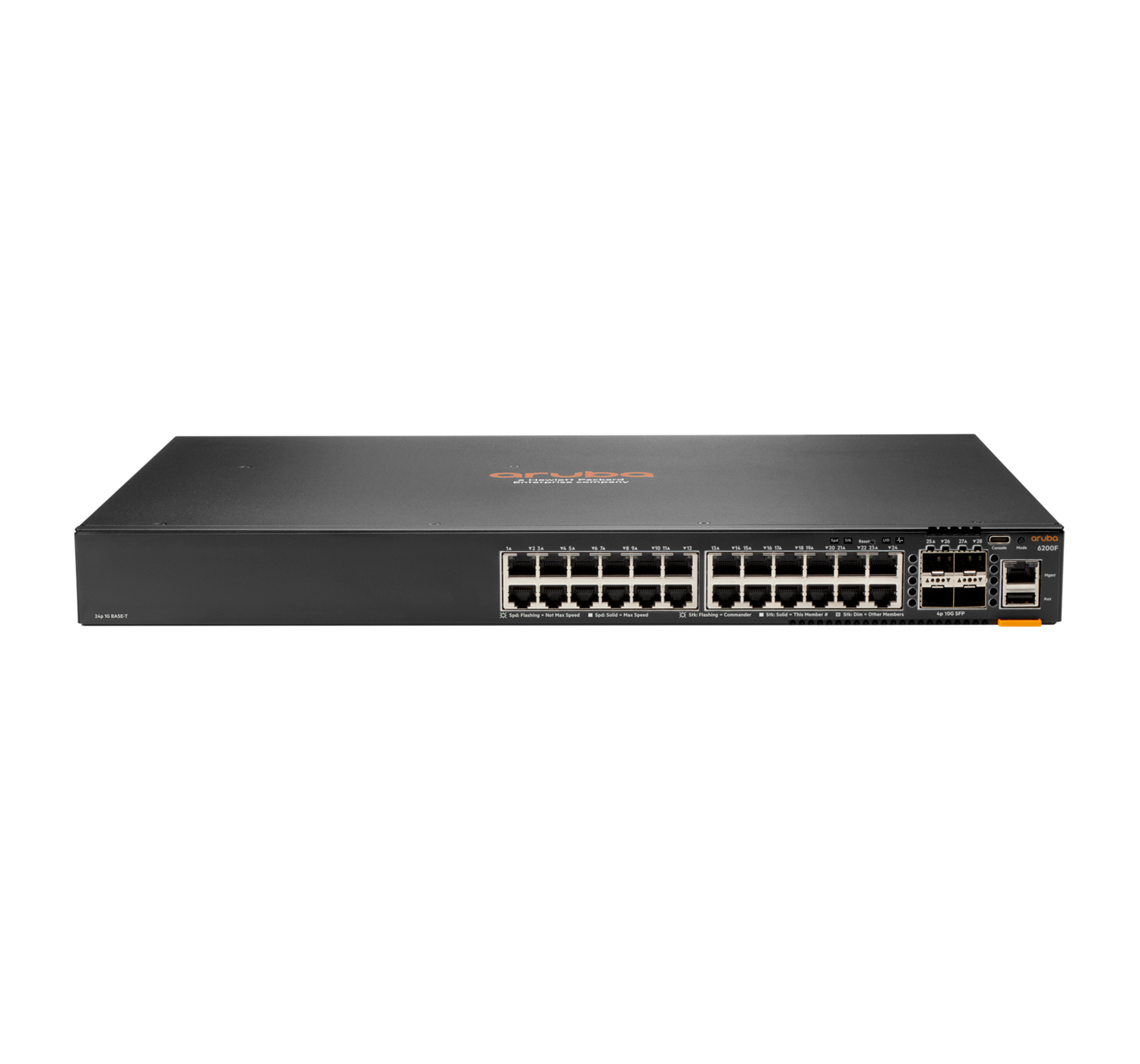 NET SWITCH 24G 4SFP+/6200F JL724B ARUBA BY HPE "JL724B" (timbru verde 2 lei)