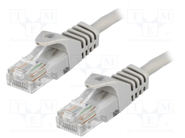 PATCH CORD UTP LOGILINK Cat5e, cupru-aluminiu, 2 m, gri, AWG26, "CP1052U" (timbru verde 0.08 lei)