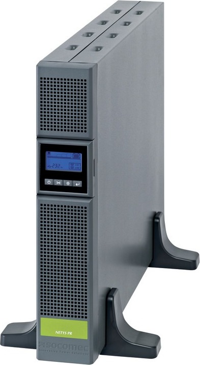 UPS SOCOMEC Line Int. cu Sinusoida Pura, 2200VA/ 1800W,AVR,8xIEC,LCD,6x 72V/7Ah,Backup 8 min,incarc. 8h,USB,RS232,combo RJ45,tower/rack 2U,fan,"Netys PR RT 2200VA""NPR-2200-RT" (timbru verde 11 lei)
