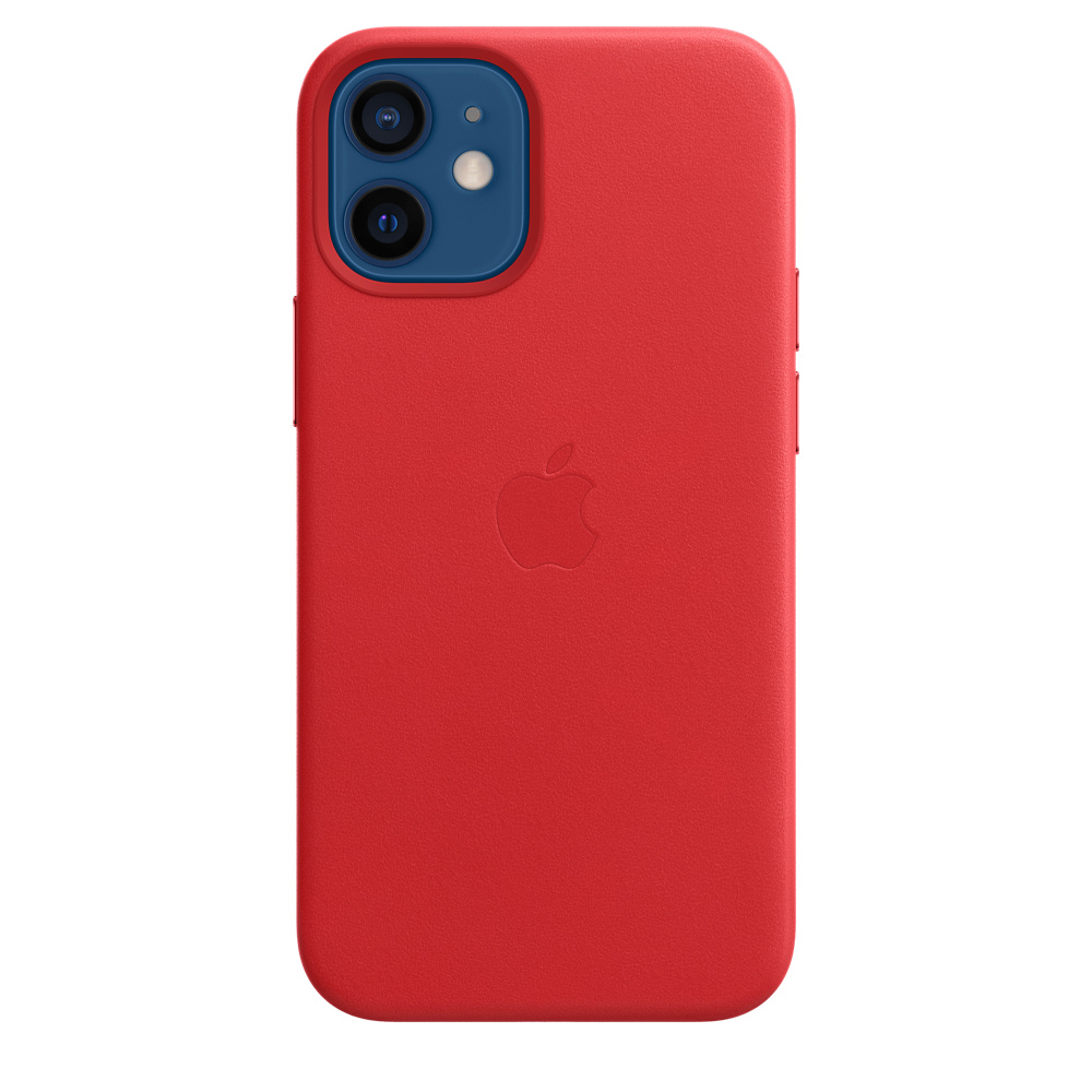 HUSA Smartphone Apple, pt iPhone 12 mini, tip back cover (protectie spate) cu MagSafe, piele, MagSafe, rosu, "mhk73zm/a"