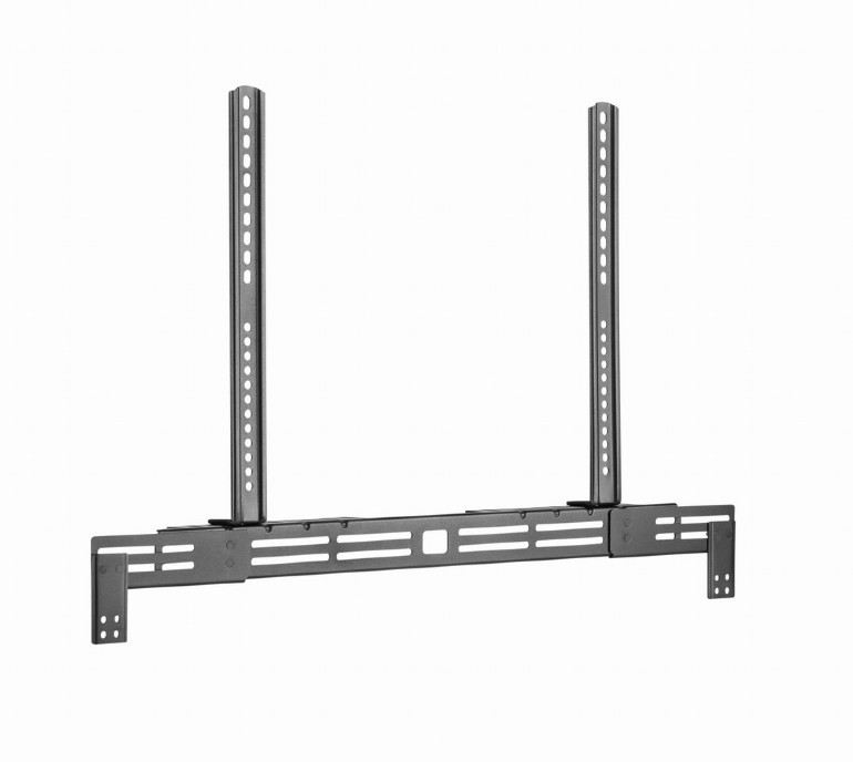 SUPORT de monitor GEMBIRD, pt 1 soundbar, universal, max 10 kg, otel, negru, "TVM-SB-01"