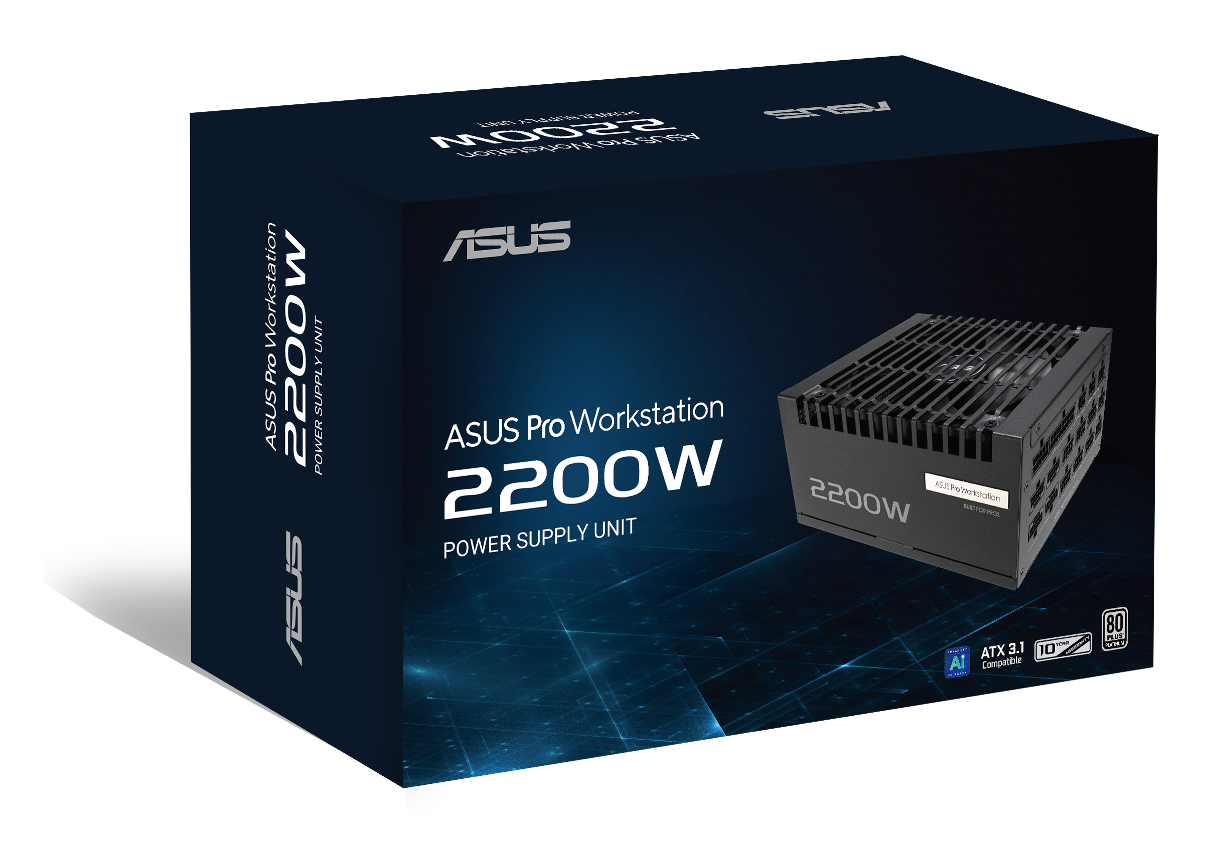 Sursa Asus Pro WS 2200W Platinum, 90YE00Z1-B0NA00 "ASUS-PRO-WS-2200P" - imagine 9