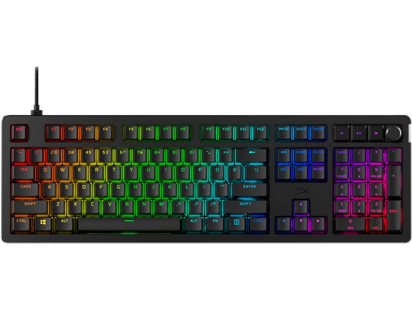 Tastatura HyperX Alloy Rise, layout US "7G7A3AA#ABA" (timbru verde 0.8 lei)