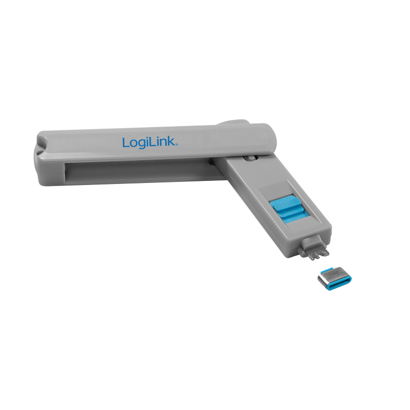 PORT Blocker LOGILINK, USB-C, 10 buc. nu contine cheie, "incuietori de USB" "AU0053"