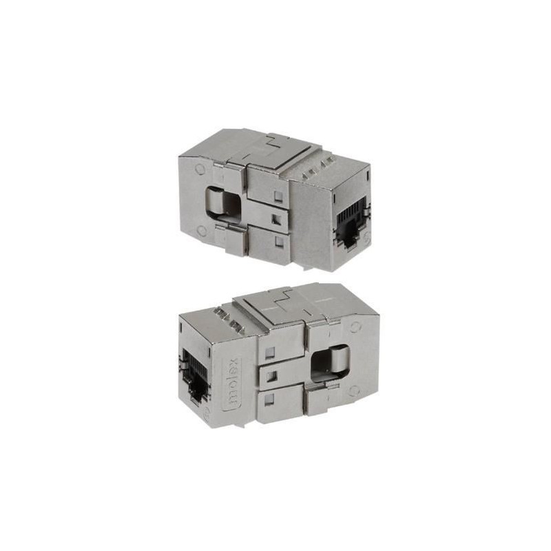 Conector Tool-less Keystone, 1xRJ45 STP cat.6A PowerCat - Molex "KSJ-00079"