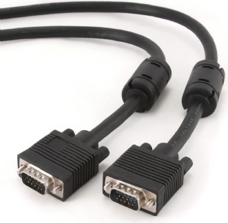 CABLU video GEMBIRD, VGA (T) la VGA (T), 5m, premium, dublu ecranat, negru, "CC-PPVGA-5M-B" (timbru verde 0.8 lei)