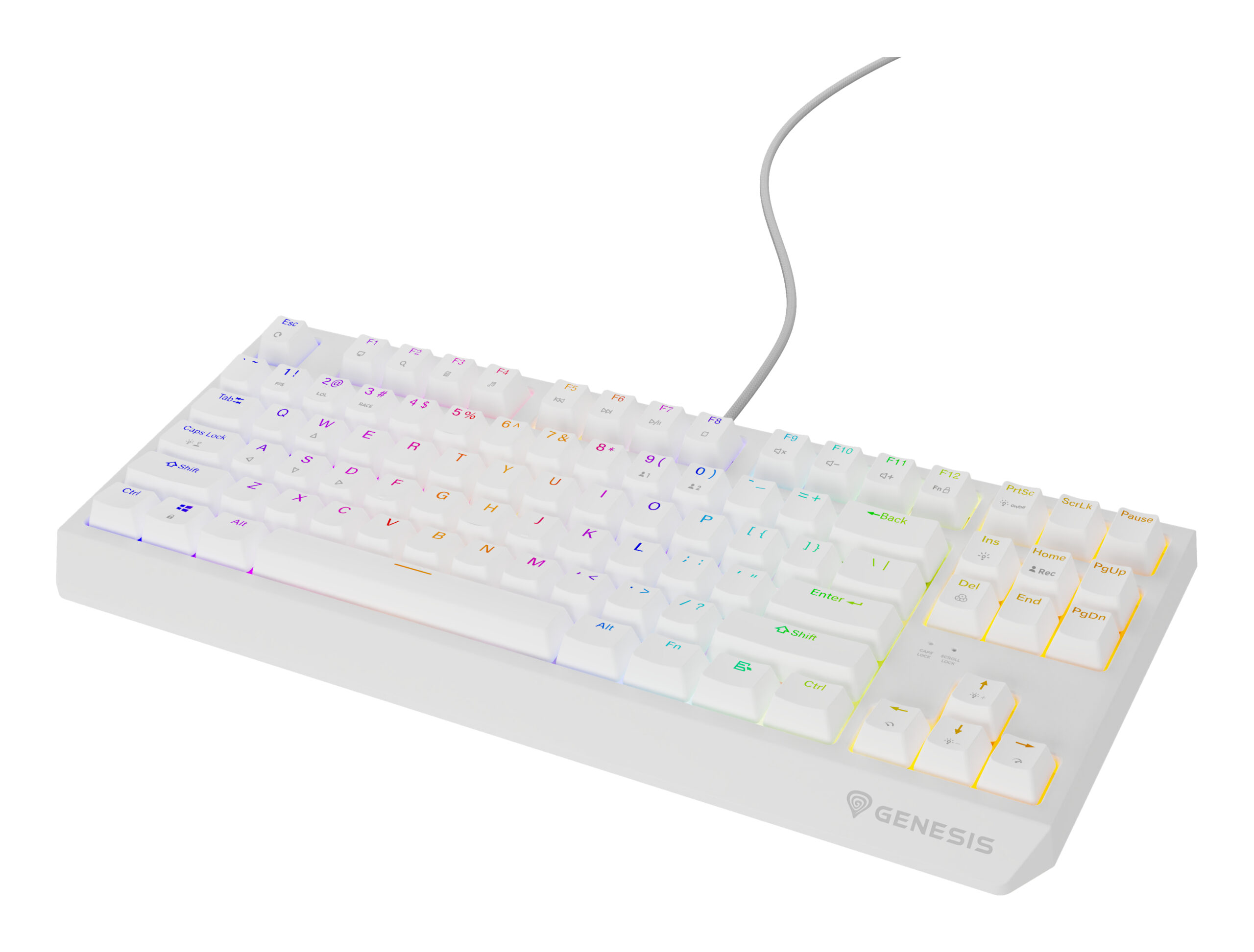 Tastatura Genesis Thor 230 TKL R alb "NKG-2078" (timbru verde 0.8 lei)