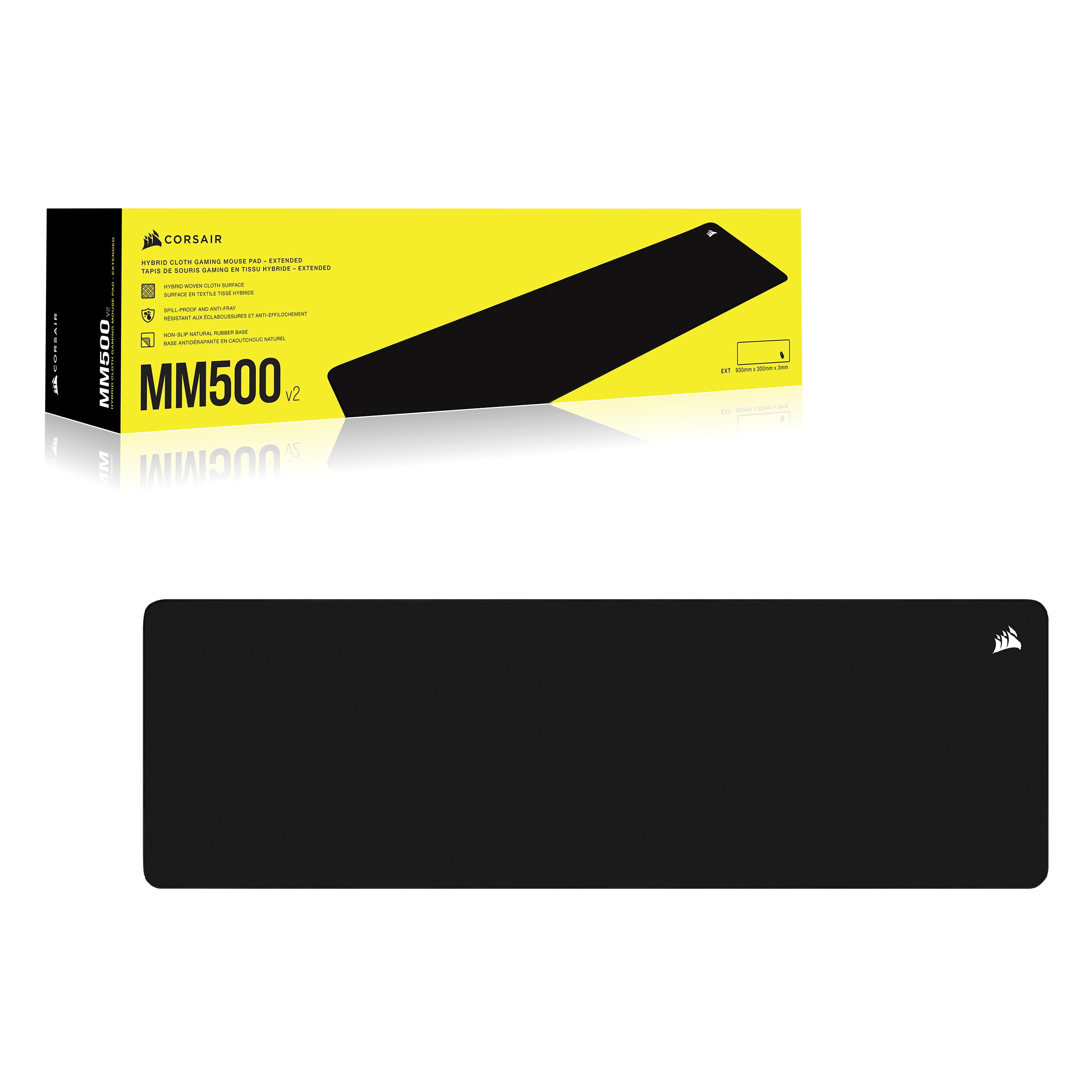 Mousepad Gaming Corsair MM500 V2 HYBRID"CH-941B141-WW" - imagine 5