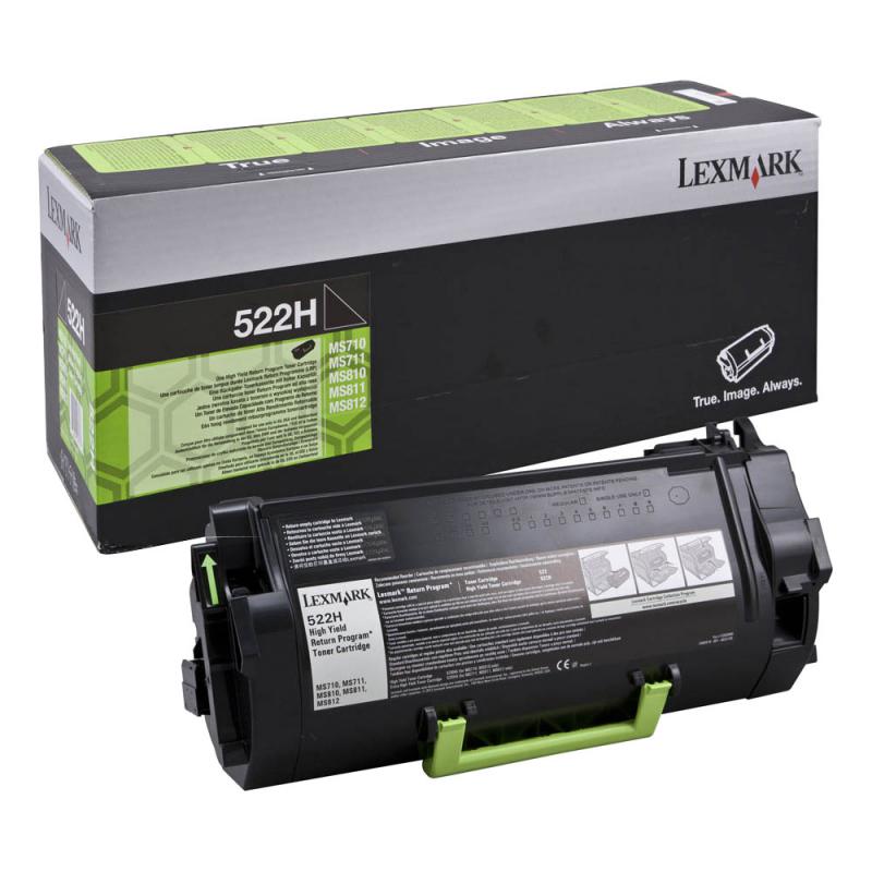 Toner Original Lexmark Black, 52D2H0E, pentru MS811|MS812, 25K, (timbru verde 1.2 lei) , "52D2H0E"