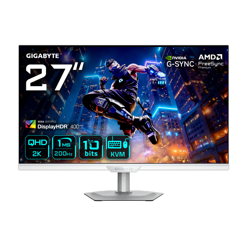 Monitor GIGABYTE M27Q2 QD ICE "M27Q2 ICE" (timbru verde 7 lei)