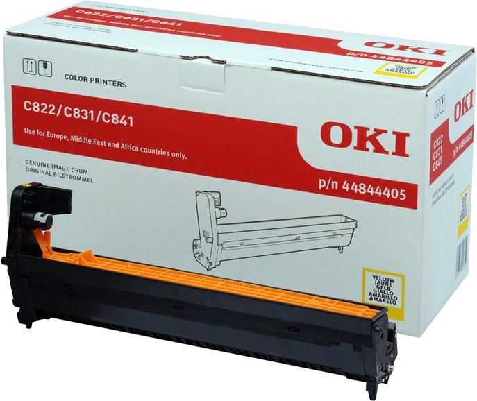 Drum Unit Original OKI Yellow, 44844405, pentru C822|C831|C841, 30K, (timbru verde 0.8 lei) "44844405"