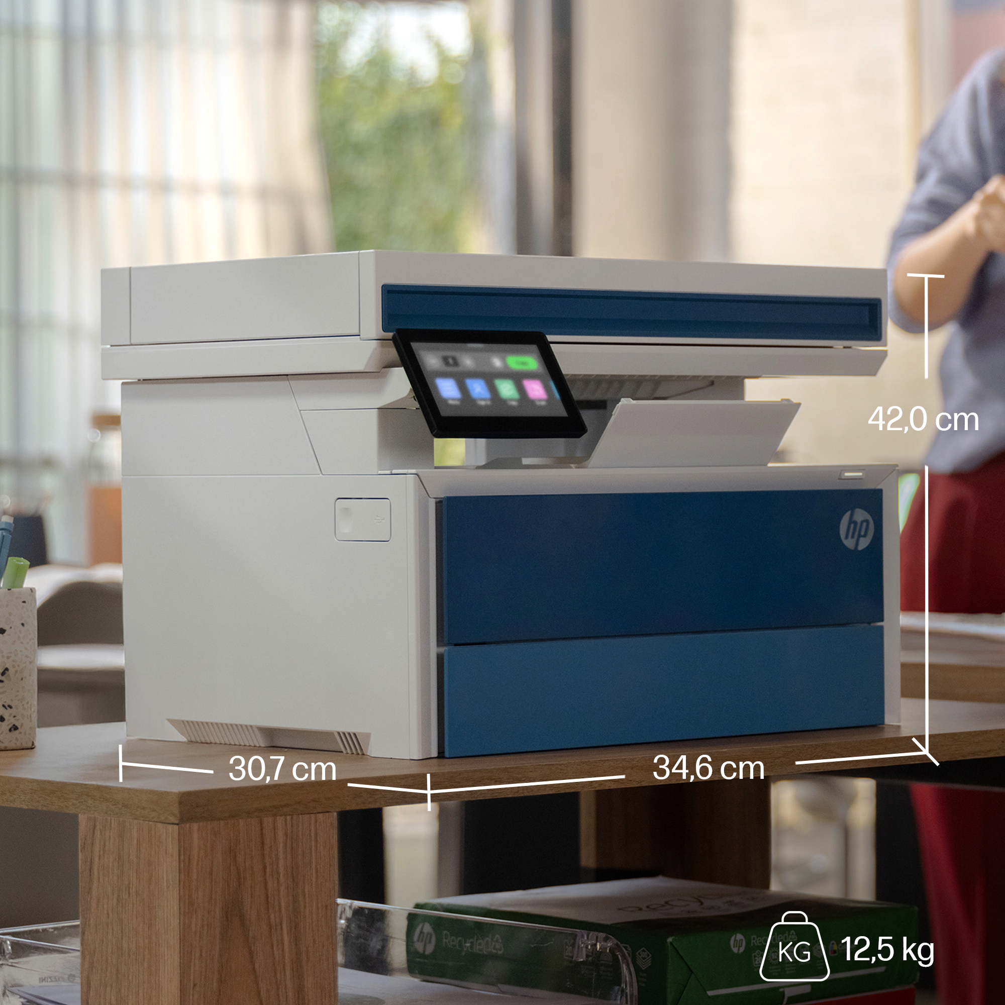 Multifunctional Laser Mono HP  MFP 4113fdw, A4, Functii: Impr.|Scan.|Cop.|Fax, Viteza de Printare Monocrom: 47ppm, Viteza de printare color: , Conectivitate:USB|Retea|WiFi, Duplex:Da, ADF:DADF(incl.TV 11lei) "8X3G0A" - imagine 7