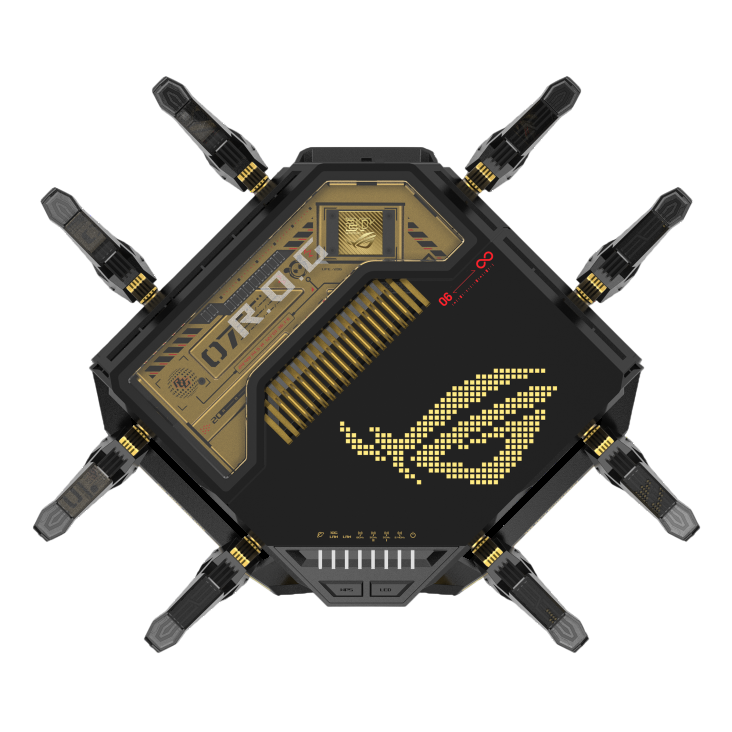ASUS ROG Rapture GT-BE98 Edition 20 Router"GT-BE98 EDITION 20" - imagine 4