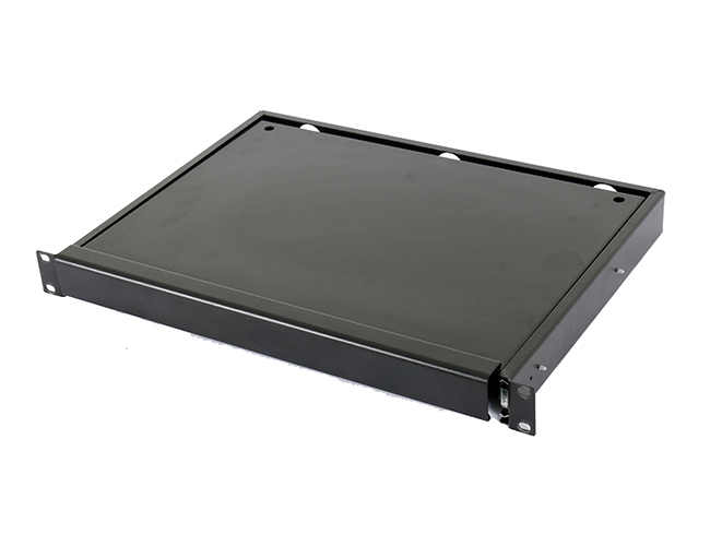 SUPORT TASTATURA SPACER 1U pentru rack 19", adancime 300mm, pt. cabinete de diferite adancimi, black, "SPKP-1U300-BK-03"