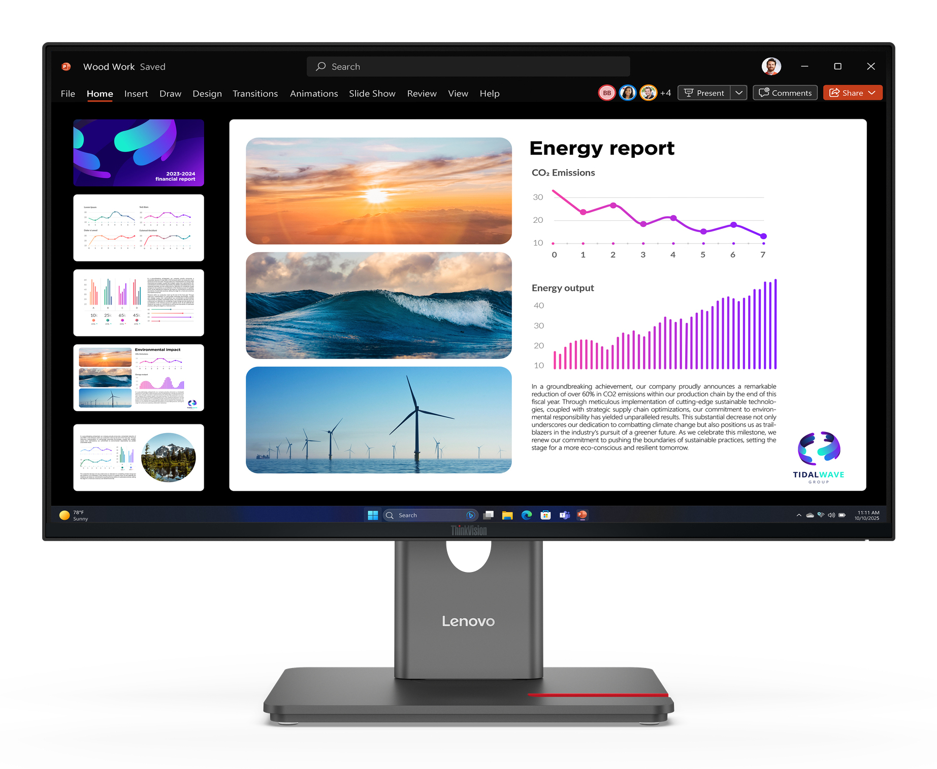 Monitoare LED Lenovo 64B2GAT1EU "64B2GAT1EU" (timbru verde 7 lei)