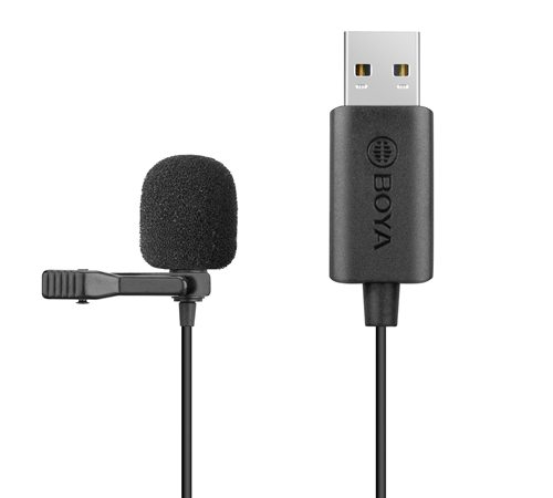 Microfon BOYA BY-LM40 microphone Black Lavalier/Lapel microphone "BY-LM40" (timbru verde 0.03 lei)