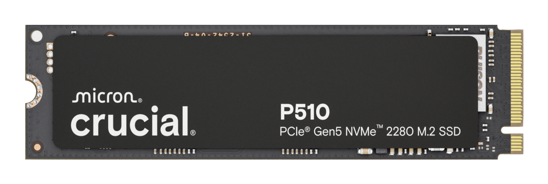 Crucial P510 2TB PCle Gen5 NVMe 2280 M.2 SSD "CT2000P510SSD8"
